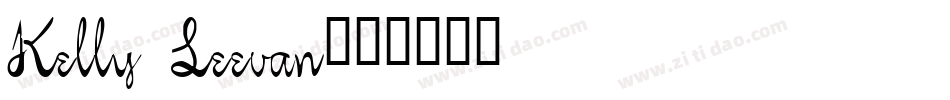 Kelly Leevan字体转换